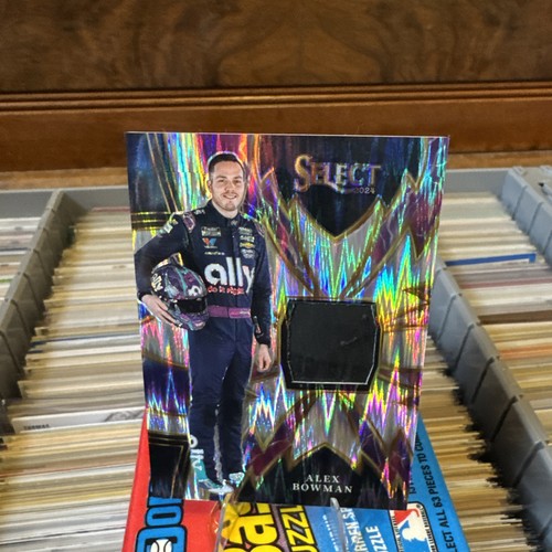 2024 Panini Select - Sparks Alex Bowman #S-ABW (MEM) Tire Free Ship - Picture 19 of 19