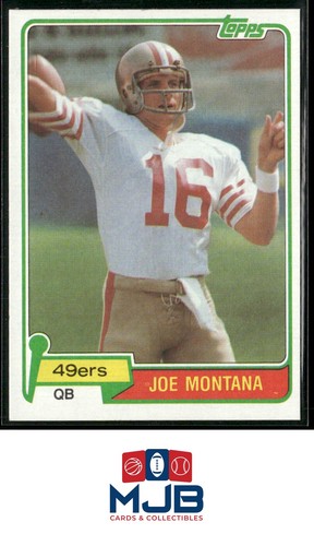 1981 Topps Joe Montana Rookie #216