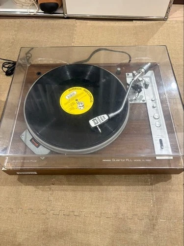 Pioneer XL-1550 Turntable Stereo Record Player Direct Drive Operation Confirmed