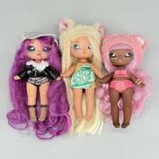 Na!Na!Na! Surprise Glam Doll Lot Victoria Grand, Cali, & Chrissy Soft Dolls Lot