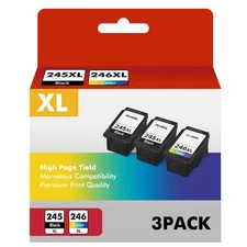 PG-245XL CL-246XL Ink Cartridge for Canon 245 246 Pixma MG2522 TS3322 TR4522 Lot