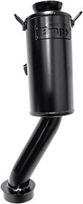 BikeMan Performance Powder Lite Muffler - Black Snowmobile 02-120PL 1841-0197