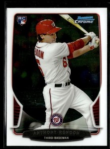 2013 Bowman Chrome Anthony Rendon Rookie Washington Nationals #97
