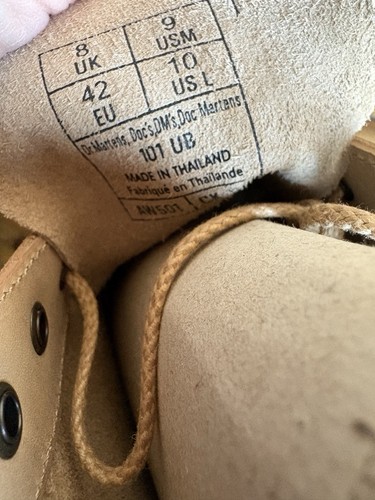 Stivali Dr Martens DMs Carrara beige 101 UB UK8 EU42 - Foto 11 di 14