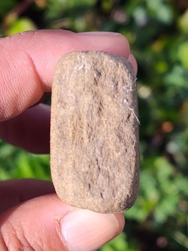 Indian Artifacts 3" Zoomorphic Atlatl Weight Bar Weight - Bild 6 von 15