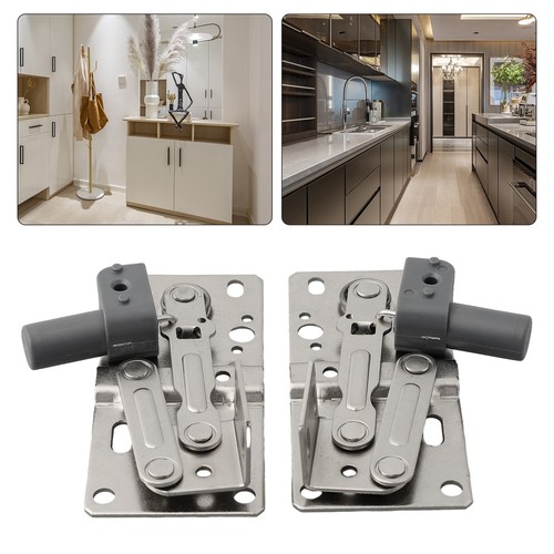 1 Pairs Cabinet Drawer Soft Close Tip Out Tray Hinges Scissor Hinges 45 Degrees - Picture 12 of 24