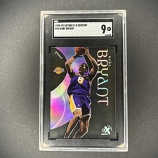 Kobe Bryant 1998-99 Skybox E-X Century #10 SGC 9