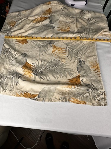 Tommy Bahama Hombres M Camisa de Seda Botón Manga Corta Jacquard Estampado Tropical - Imagen 11 de 15