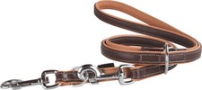 Knuffelwuff weiche verstellbare Echtleder Hundeleine Arcadia - Hunde Leine Leder