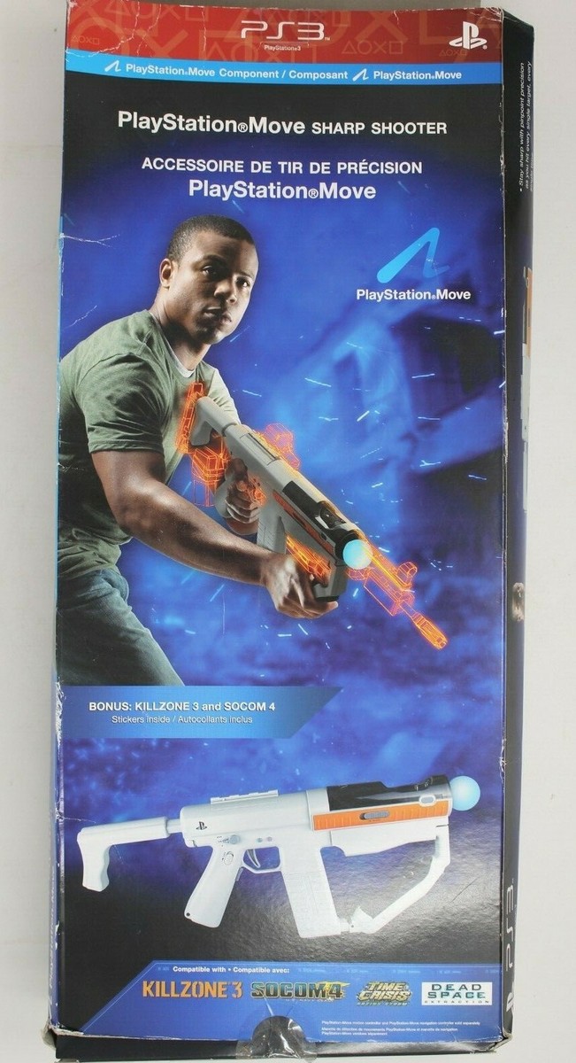 PS3 move sharp shooter ガンコン PlayStation3 Sony Playstation 3 PS3 Move Sharp Shooter Light Gun - No