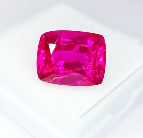 Natural Pink Sapphire Loose Gemstone Transparent 8.72 Ct Certified Cushion Gems - Picture 10 of 10