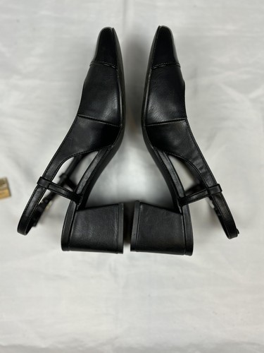 Tacones Madden Girl con honda trasera para gatito en negro talla 7 clásicos dinero antiguo preppy - Imagen 8 de 11