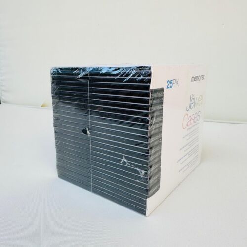 Memorex 25PK Slim Jewel Cases NEW- Sealed - Picture 4 of 6