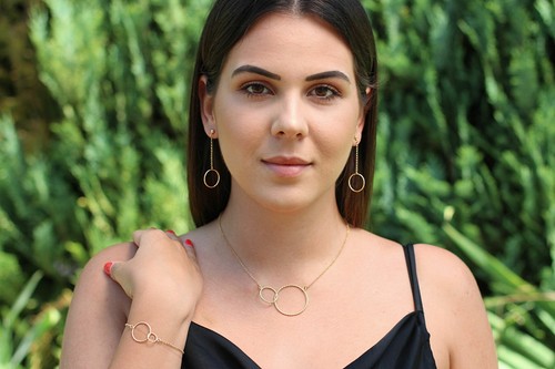 SILBERMOOS Earrings Diamond-Cut Plated Jewelry Anchor Chain 925 Sterling Silver - Picture 2 of 6