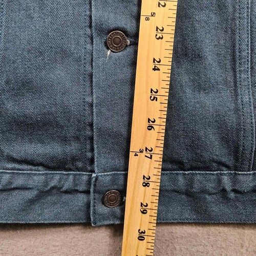 Levi's Denim Trucker Jacke Herren XXL 2XL Grün Blau - Bild 4 von 5