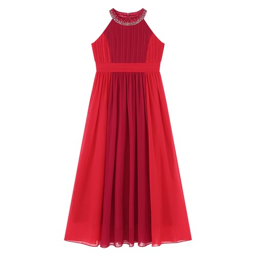 Kids Girl's Ball Gown Casual Dresses A-line Sundress Long Dress Chiffon Clothes - Imagen 6 de 33