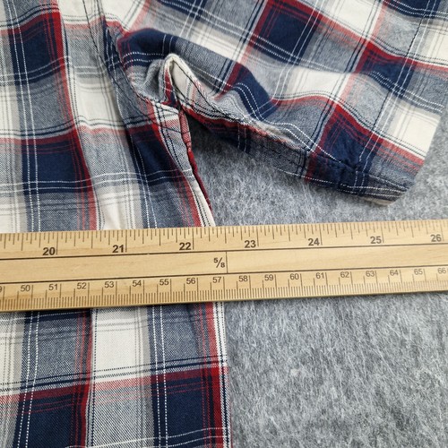 Carhartt Shirt Mens Medium Grey Plaid Utility Workwear Relaxed Fit Top NWT - Picture 5 of 10