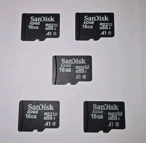 5x 16gb Job Lot Micro Sd memory card sandisk + 5 x raspberry pi adaptor rrp £40 - Picture 1 of 4
