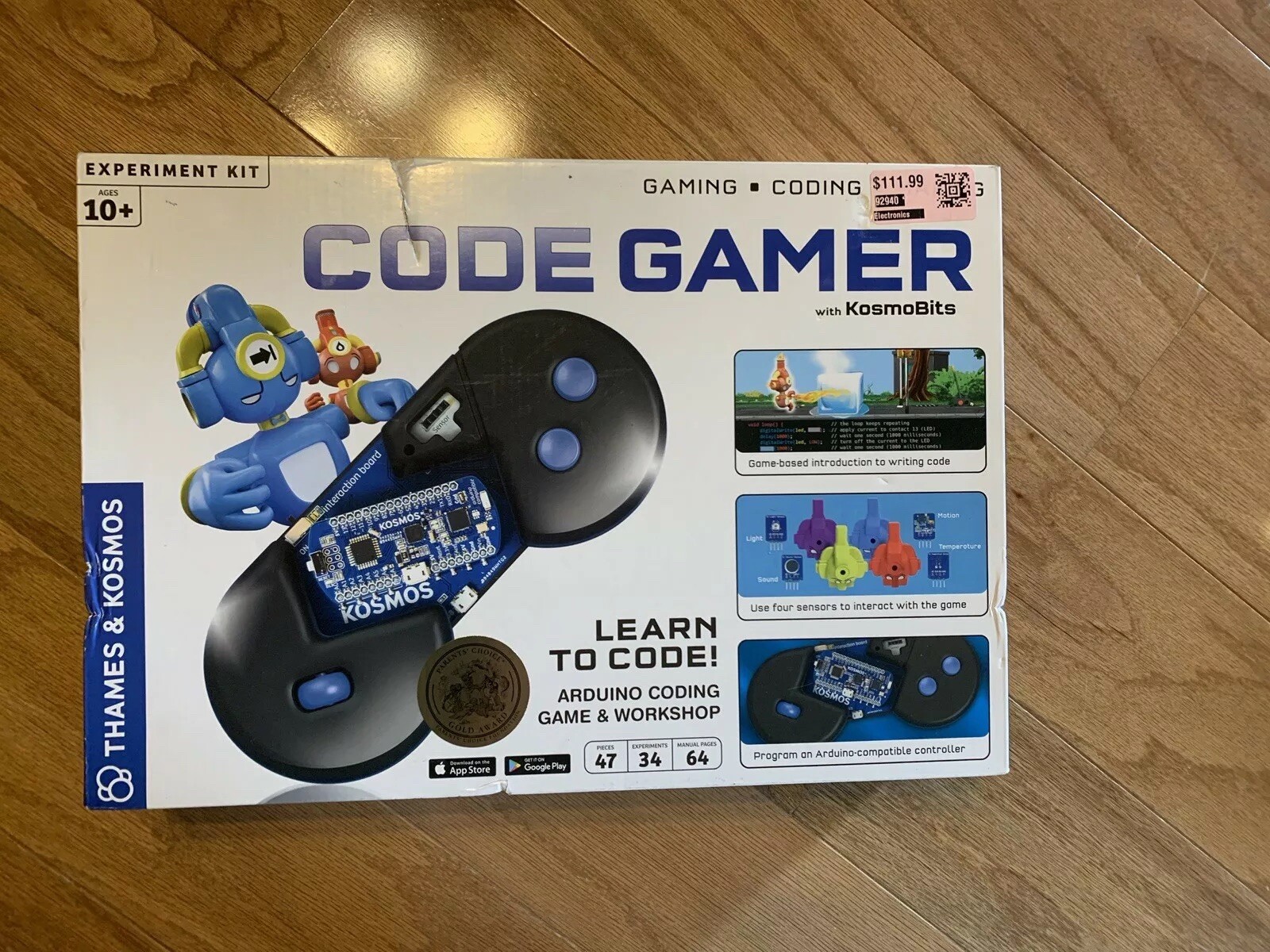 NEW Thames & Kosmos Code Gamer w KosmoBits Experiment Kit Gaming Coding Making NEW Thames & Kosmos Code Gamer w KosmoBits Experiment Kit Gaming Coding Making