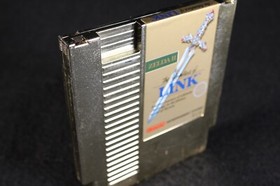 Nintendo Zelda II: The Adventure of Link NES vintage Gold 2 game cartridge 1989
