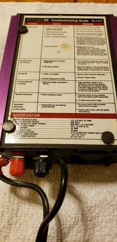 Rally 400watt Power Inverter Purple - Picture 7 of 12