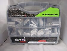 Kawasaki KX125 DOCWOB Titanium full chassis,engine,plastics bolt kit all years