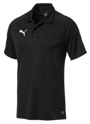 Puma Sideline Polo Herren schwarz UK Größe Small #REF132