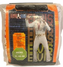 Mens Adult XL 46-48 ELVIS NOW Deluxe Elvis Presley Costume New