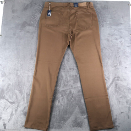 johnnie-O Terry 5-Pocket Chino Pant Khaki Size 36x34 Cotton Blend - Picture 2 of 15
