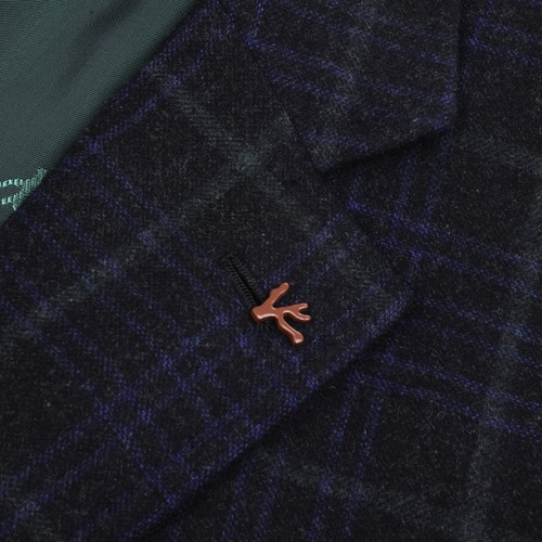 NEW $4,095 Isaia 'Dustin' Dark Graphite Wool/Cashmere 2B Men's Sport Coat US 46R - Picture 12 of 16