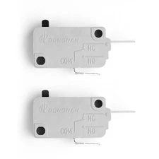 2x NC Microwave Oven Door Switch for Microwave KW3A 16A 125/250V Normally Close
