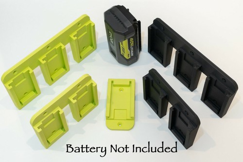 Ryobi 40v Battery wall mount / holder - Original design - Picture 17 of 17