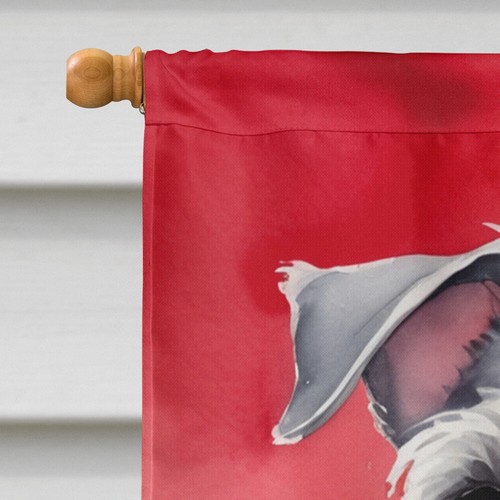 Schnauzer My Valentine Flag Canvas House Size DAC5434CHF - Picture 3 of 4