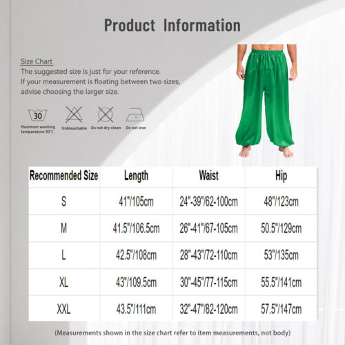 Pantaloni uomo Bloomers cintura pantaloni medievali elasticizzati casual street larghi rave - Foto 20 di 130