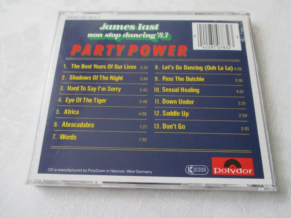 James Last - Non Stop Dancing ´83 - Party Power - CD - Selten und RAR - Bild 3 von 3