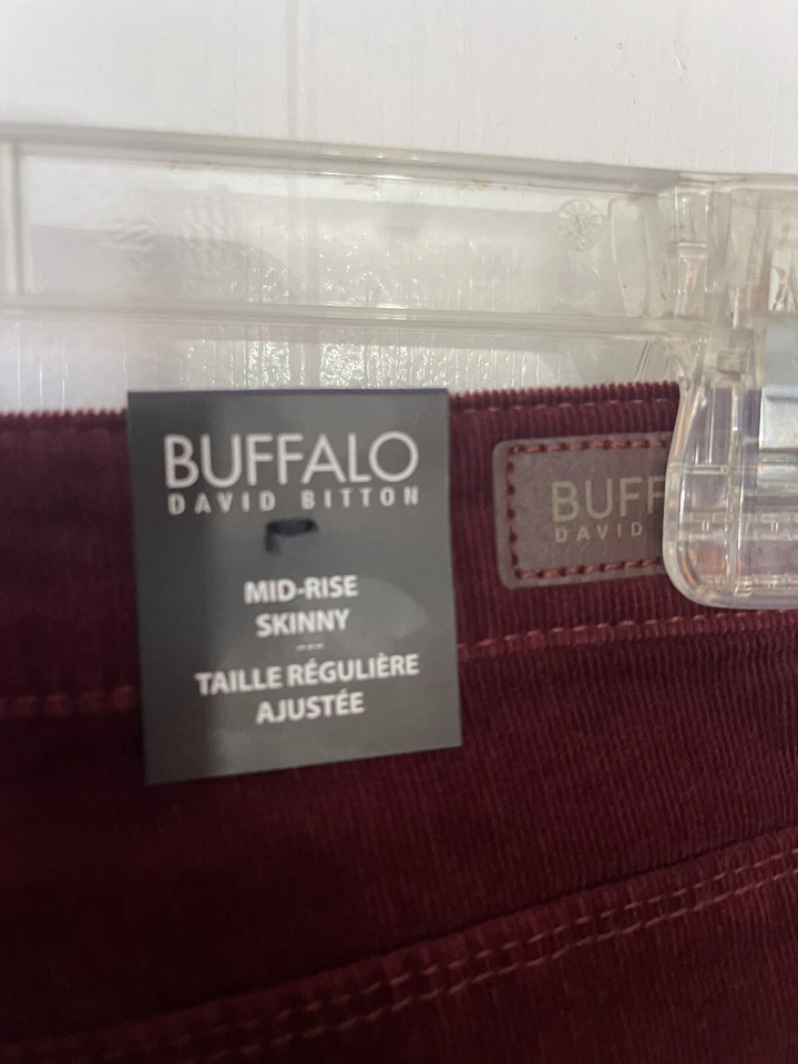 Buffalo 14 Skinny Mid Rise Corduroy Pants NWT - Изображение 3 из 4