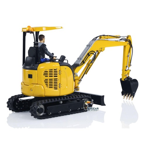 LESU PC30 1/14 Mini RC Hydraulic Excavator Digger Model X14 Radio Sound Battery - Afbeelding 12 van 12
