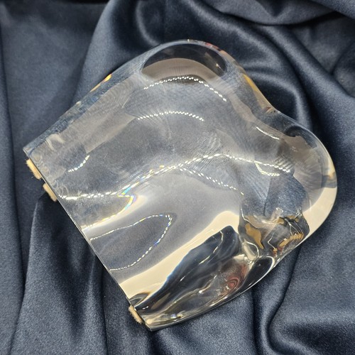 Pisapapeles elefante cristal baccarat 5" estatuilla modernista vintage de Francia - Imagen 8 de 12
