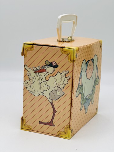 Cabbage Patch Kids 1984 Musik Schallplatte Tragetasche Box Tasche mit Griff Deckel Verschluss Aufbewahrung - Bild 4 von 11