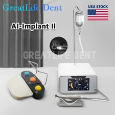 Dental LED Implant Motor Surgical System Touch Screen+20:1Contra Angle GreatLife