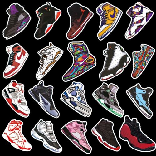 100 pz adesivi sneaker scarpe Hypebeast skateboard spedizione rapida - Foto 2 di 3