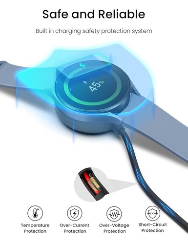 Reloj Cargador Inalambrico Magnetico Para Samsung Galaxy 6/6 Clásico/5/5 Pro - Imagen 3 de 9