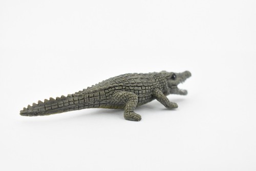 Caimán, Caimán, Reptil, Modelo Realista de Goma Suave, Juguete, Figura 3.5" F1087 - Imagen 4 de 7
