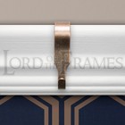 51x12mm Bronze Narrow Picture Rail Hooks Hanging Mirror Painting Strong Reliable