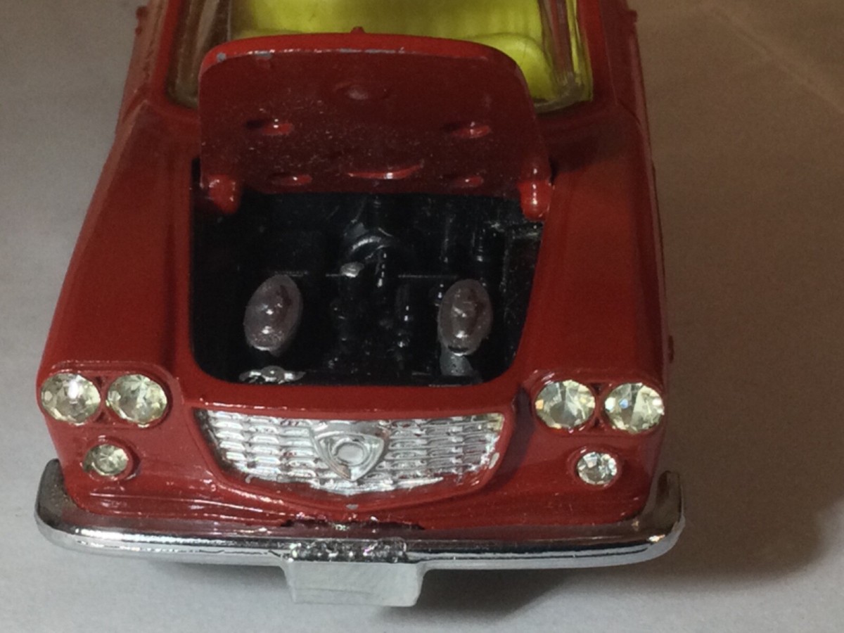 LANCIA FLAVIA COUPE - Art. 32 C. 1962 Red/yellow interior