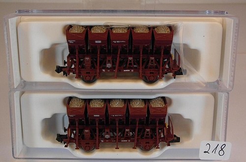 Fleischmann Spur N 1/160 Nr. 845101 Muldenkippwagen-Set der DB KKK NEM OVP #218 - Bild 3 von 3