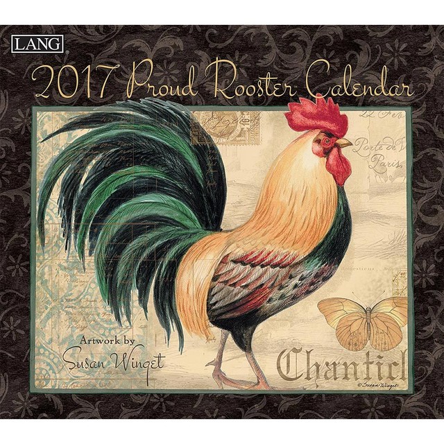 Lang 2017 Proud Rooster Wall Calendar 13.375 X 24 Inches 9x12 Print for Lang 2017 Proud Rooster Wall Calendar 13.375 X 24 Inches 9x12 Print for
