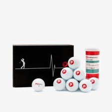 PINBBAL golf balls ( 1 Dozen 12 balls ) SPIN BOOSTER 3PC URETHANE /CASE INCLUDED