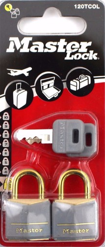 2 Pack 2cm PADLOCK Coloured Lock BRASS SHACKLE Compact Security MASTER LOCK Grey - Picture 14 of 16