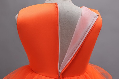 Kids Piano Performance Dress Flower Girls Princess Dress For Wedding Party Dance - Picture 8 of 30